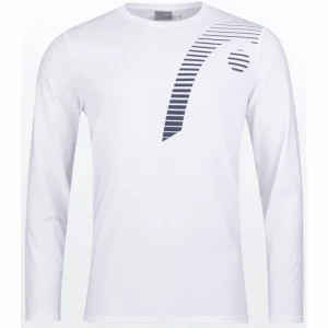 تیشرت تنیس مردانه هد HEAD Men Club 22 Cliff LS - سفید