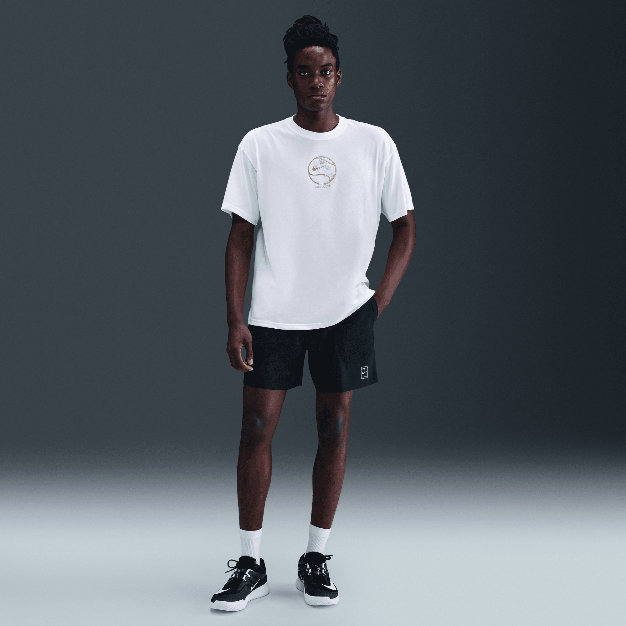 تی شرت تنیس مردانه نایک Nike Dri-FIT Max90 - سفید تی شرت تنیس مردانه نایک Nike Dri-FIT Max90 - سفید - Image 6