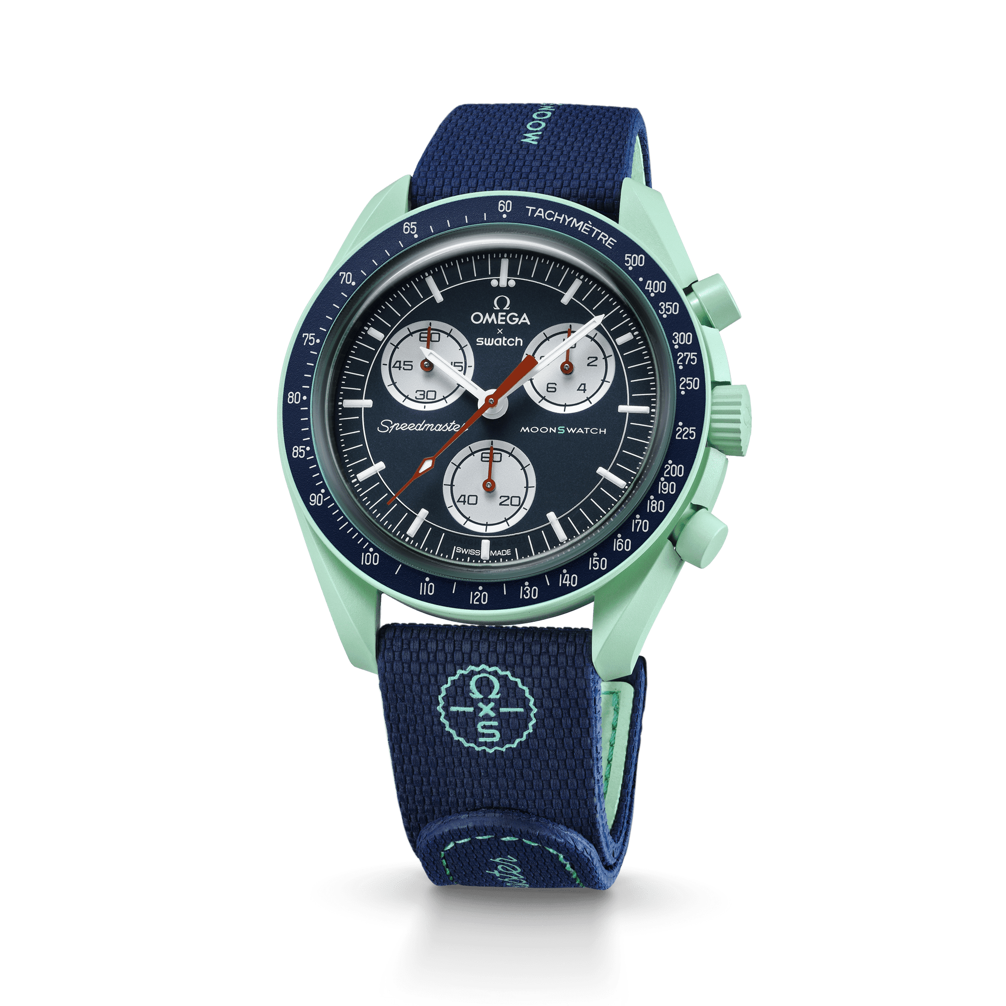 بند ساعت امگاسواچ - OMEGA x SWATCH - سرمه ای/سبز بند ساعت امگاسواچ - OMEGA x SWATCH - سرمه ای/سبز - Image 3