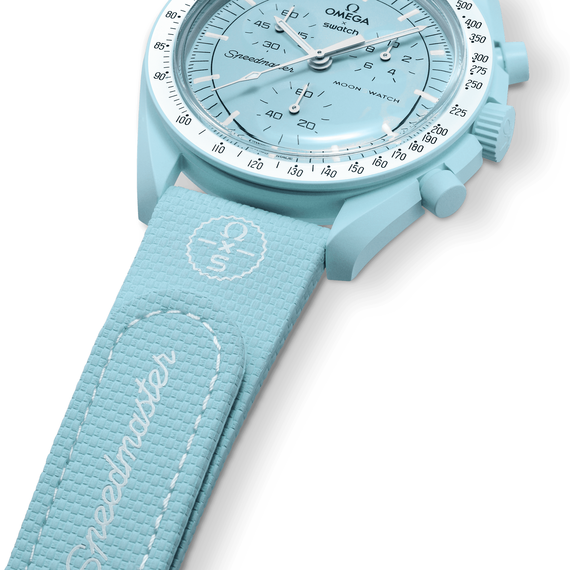 بند ساعت امگاسواچ - OMEGA x SWATCH - آبی/سفید بند ساعت امگاسواچ - OMEGA x SWATCH - آبی/سفید - Image 4
