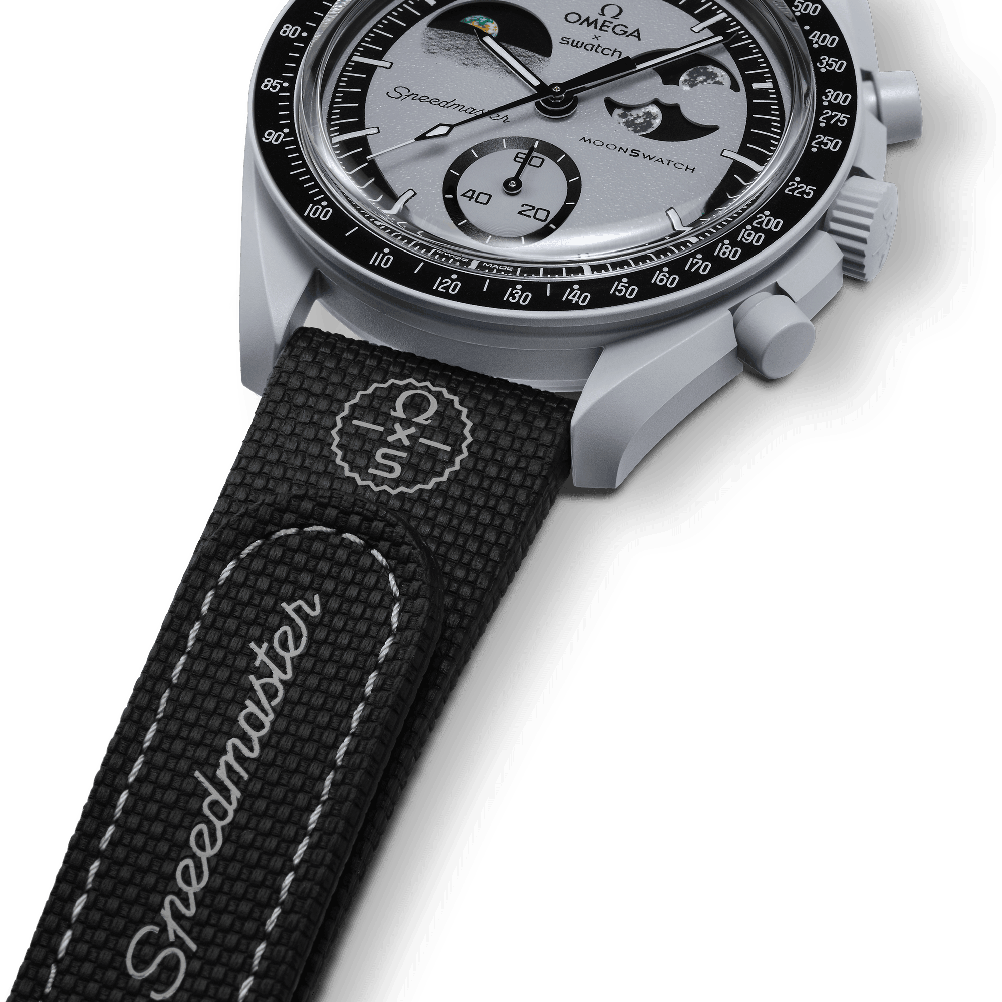 بند ساعت امگاسواچ - OMEGA x SWATCH - مشکی/سفید بند ساعت امگاسواچ - OMEGA x SWATCH - مشکی/سفید - Image 4