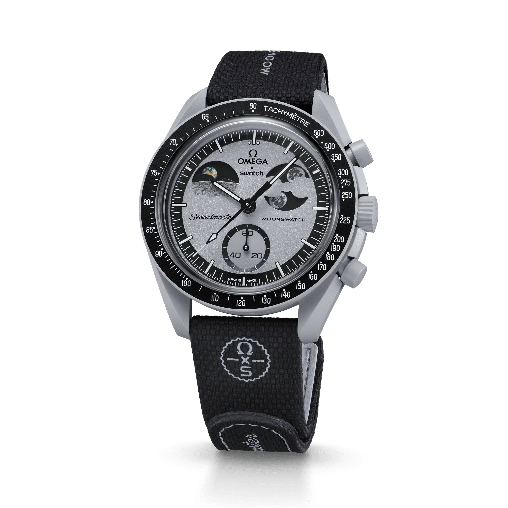 بند ساعت امگاسواچ - OMEGA x SWATCH - مشکی/سفید بند ساعت امگاسواچ - OMEGA x SWATCH - مشکی/سفید - Image 3