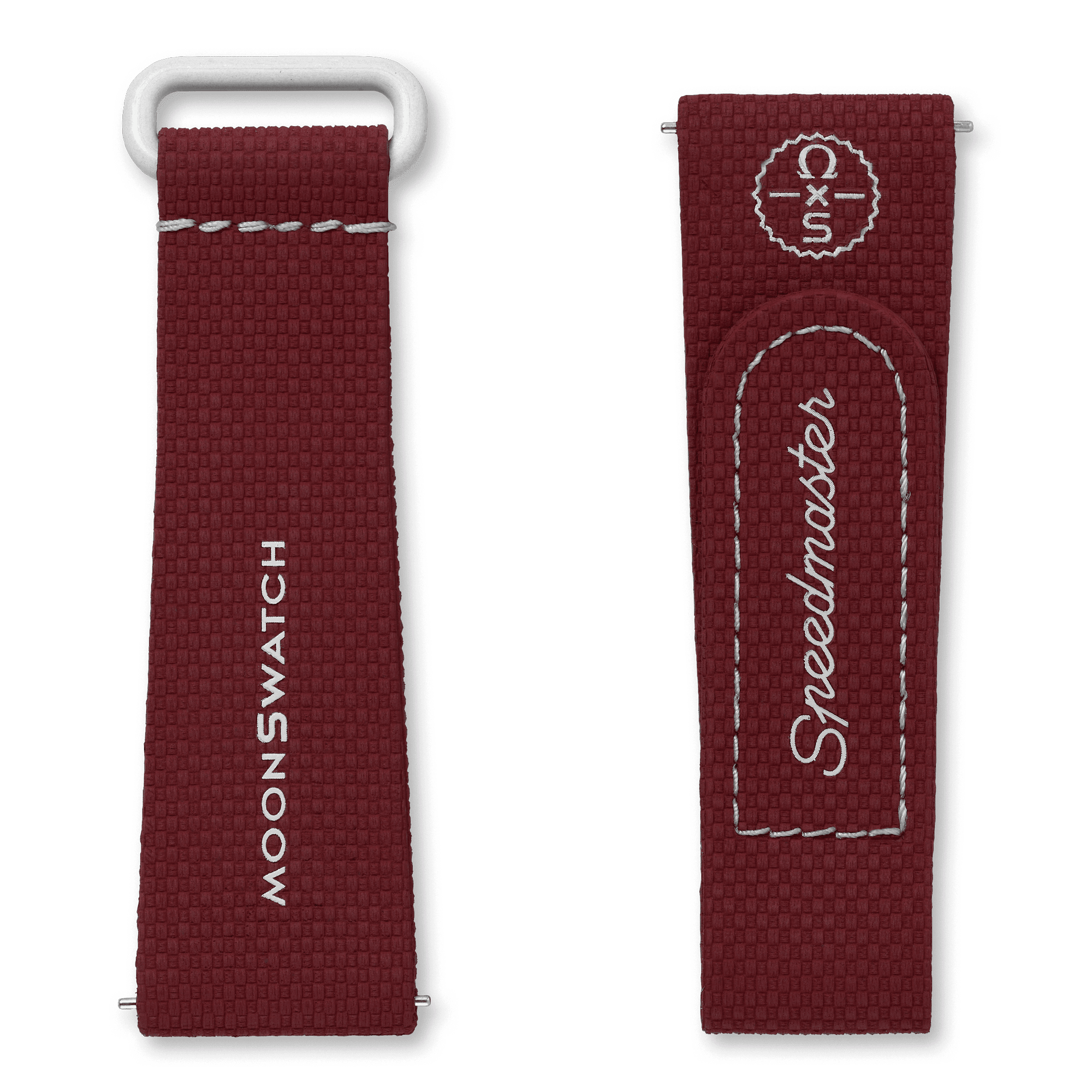 بند ساعت امگاسواچ - OMEGA x SWATCH - زرشکی/سفید بند ساعت امگاسواچ - OMEGA x SWATCH - زرشکی/سفید