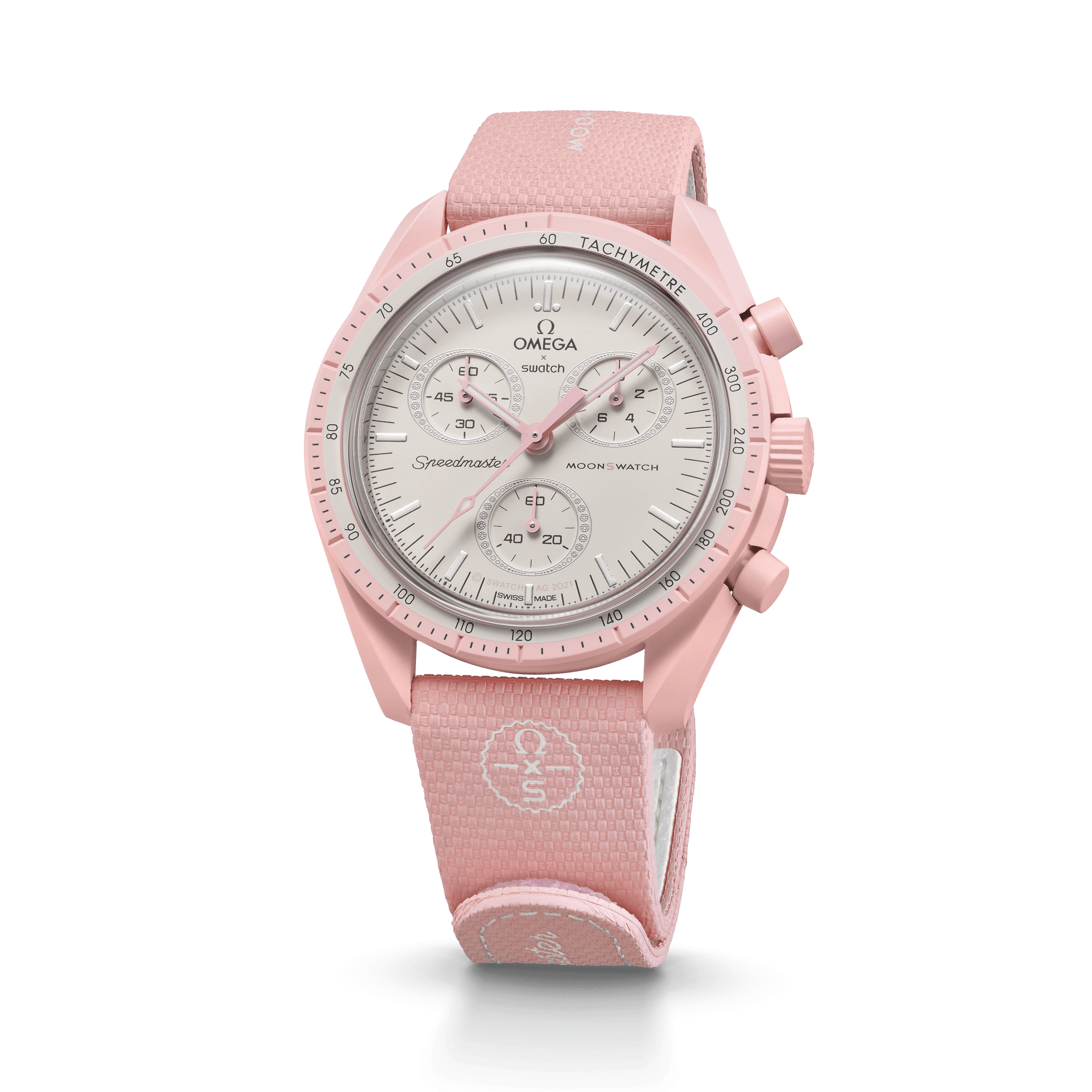 بند ساعت امگاسواچ - OMEGA x SWATCH - صورتی/سفید بند ساعت امگاسواچ - OMEGA x SWATCH - صورتی/سفید - Image 3