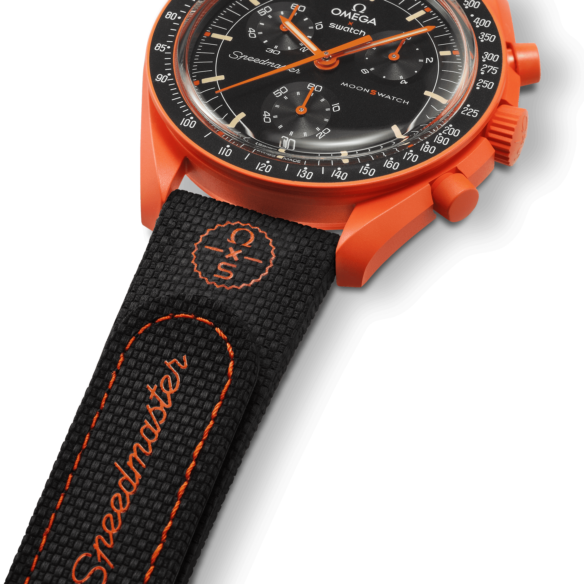 بند ساعت امگاسواچ - OMEGA x SWATCH - مشکی/نارنجی بند ساعت امگاسواچ - OMEGA x SWATCH - مشکی/نارنجی - Image 4