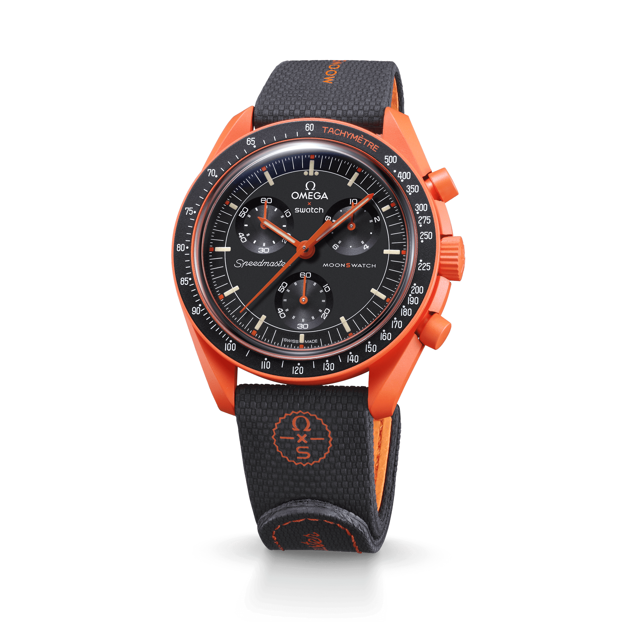 بند ساعت امگاسواچ - OMEGA x SWATCH - مشکی/نارنجی بند ساعت امگاسواچ - OMEGA x SWATCH - مشکی/نارنجی - Image 3