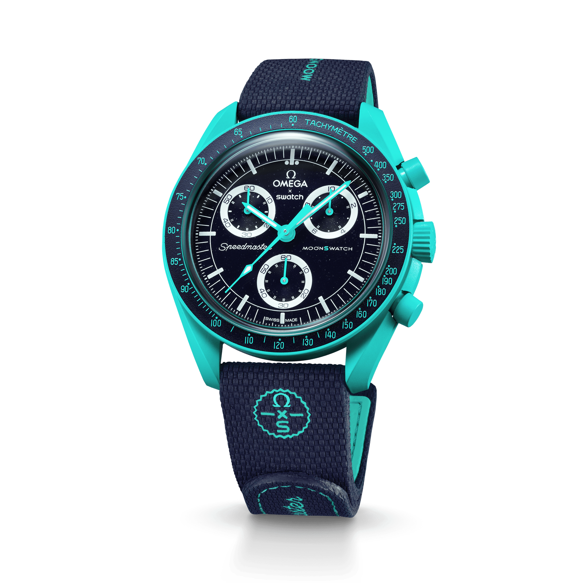 بند ساعت امگاسواچ - OMEGA x SWATCH - مشکی/آبی بند ساعت امگاسواچ - OMEGA x SWATCH - مشکی/آبی - Image 3