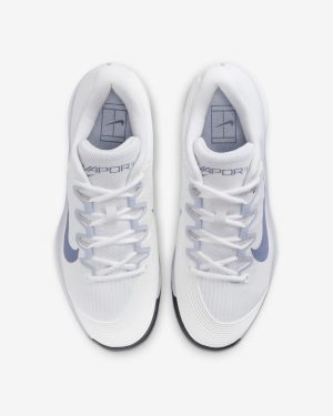 کفش تنیس زنانه نایک Nike Zoom Vapor 12 - سفید/خاکستری - تصویر 4