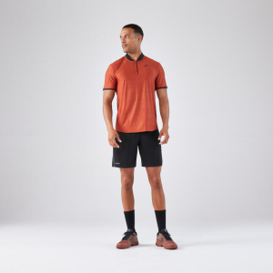 تی شرت تنیس مردانه دکتلون +DECATHLON Kuikma Dry – قهوه‌ای