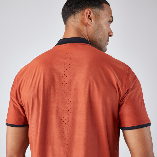 تی شرت تنیس مردانه دکتلون +DECATHLON Kuikma Dry - قهوهای تی شرت تنیس مردانه دکتلون +DECATHLON Kuikma Dry - قهوهای - Image 4