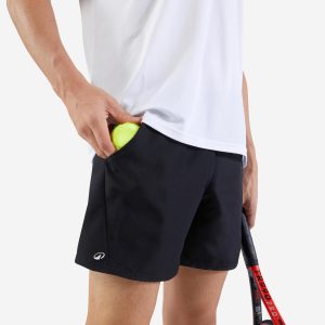 شلوارک تنیس مردانه دکتلون - Decathlon Essential Tennis Short - مشکی