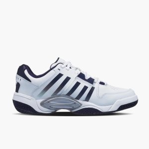 کفش تنیس مردانه کی سوئیس – K-SWISS Accomplish IV – سفید/سرمه ای