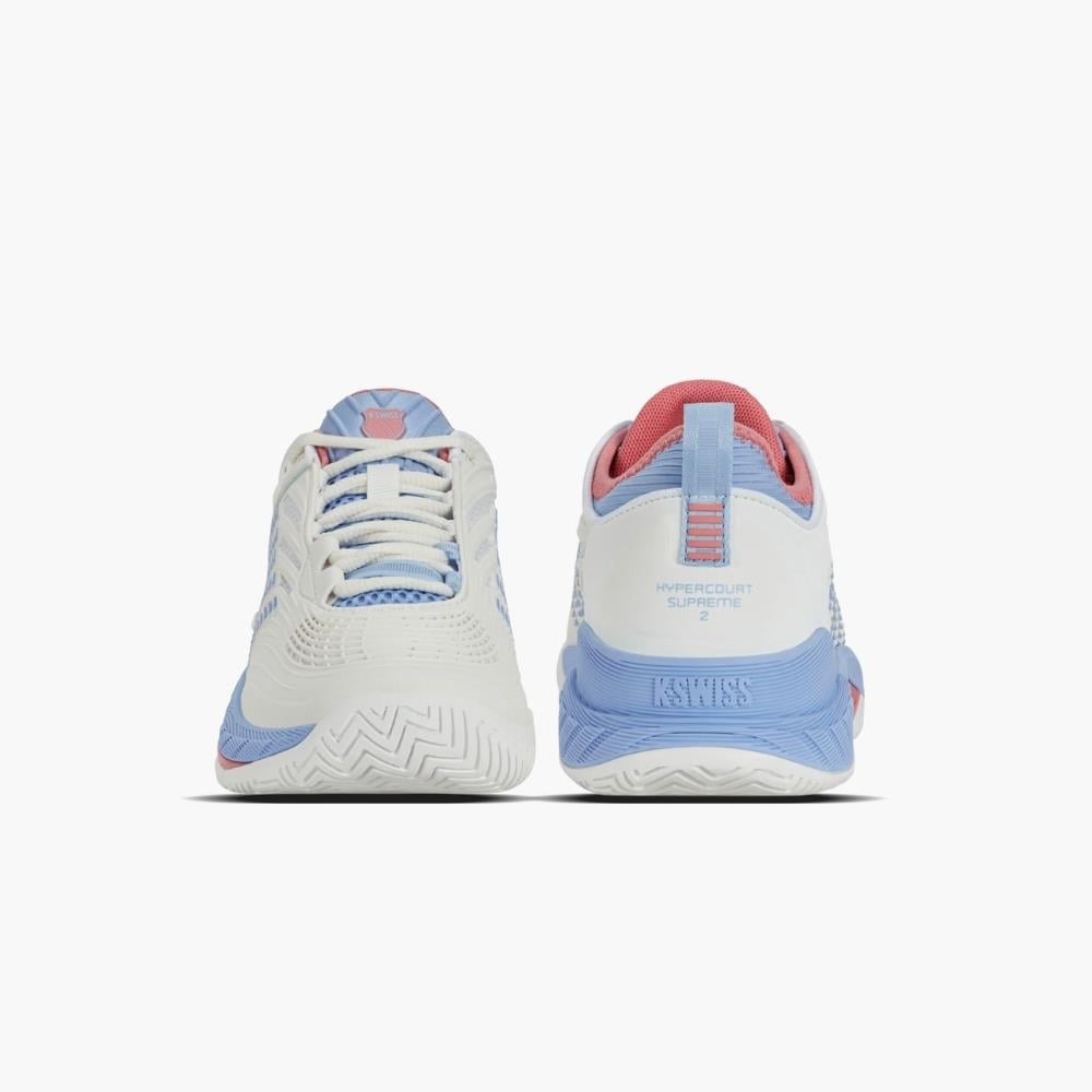 کفش تنیس زنانه کی سوئیس - K-Swiss Hypercourt Supreme 2 - سفید/آبی کفش تنیس زنانه کی سوئیس - K-Swiss Hypercourt Supreme 2 - سفید/آبی - Image 4