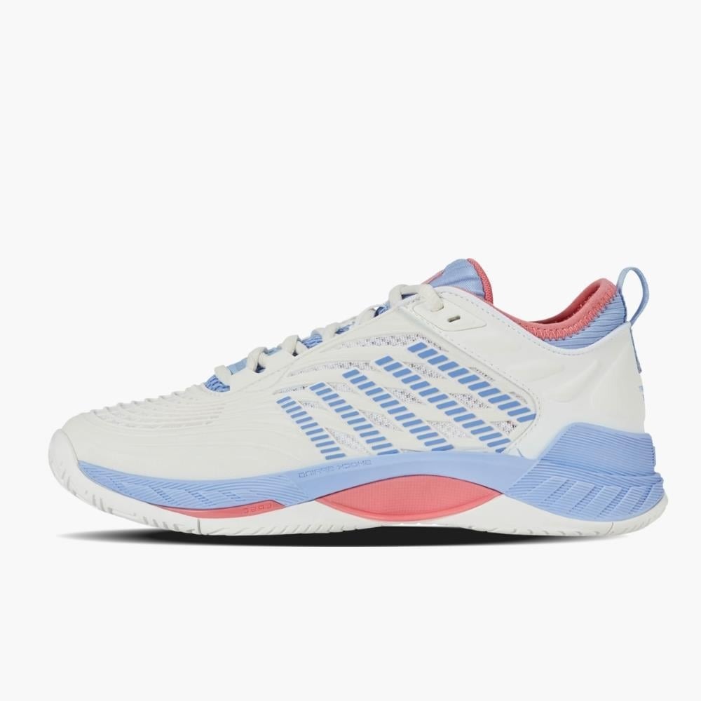 کفش تنیس زنانه کی سوئیس - K-Swiss Hypercourt Supreme 2 - سفید/آبی کفش تنیس زنانه کی سوئیس - K-Swiss Hypercourt Supreme 2 - سفید/آبی