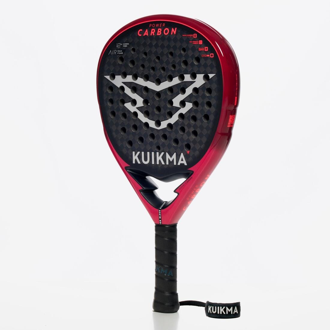 راکت پدل بزرگسال کویکما Kuikma Adult Padel Racket PR Power Carbon – مشکی/قرمز راکت پدل بزرگسال کویکما Kuikma Adult Padel Racket PR Power Carbon – مشکی/قرمز - Image 2