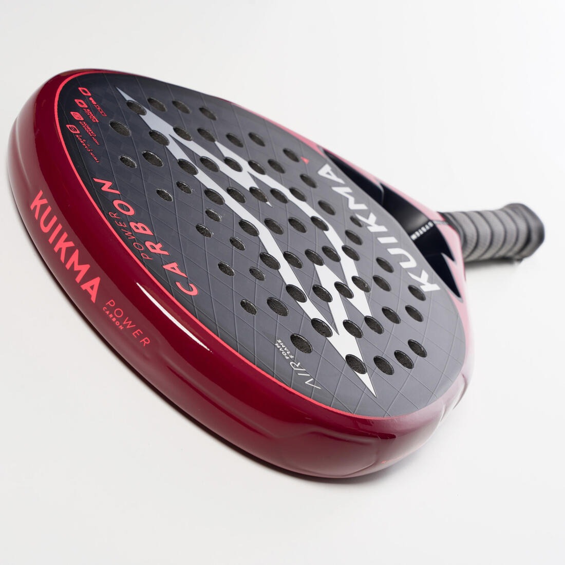 راکت پدل بزرگسال کویکما Kuikma Adult Padel Racket PR Power Carbon – مشکی/قرمز راکت پدل بزرگسال کویکما Kuikma Adult Padel Racket PR Power Carbon – مشکی/قرمز - Image 9