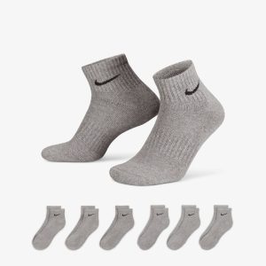 جوراب تنیس نایک Nike Everyday Padded Training - پک شش تایی- خاکستری