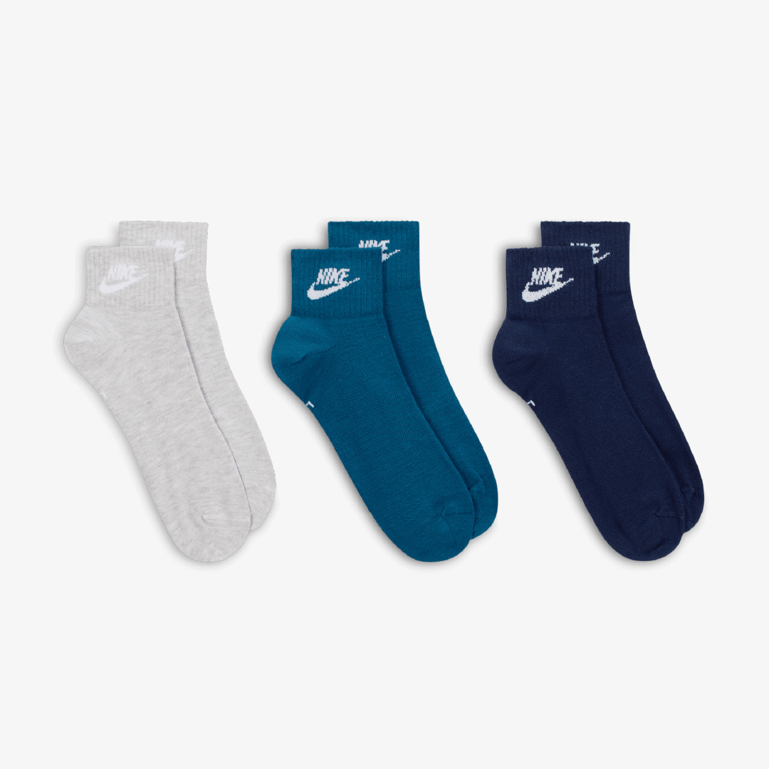 جوراب تنیس نایک Nike Everyday Essential - پک سه تایی- چند رنگ جوراب تنیس نایک Nike Everyday Essential - پک سه تایی- چند رنگ - Image 2