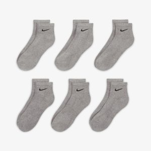 جوراب تنیس نایک Nike Everyday Padded Training – پک شش تایی- خاکستری