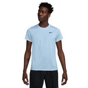 تی شرت تنیس مردانه نایک NikeCourt Victory Dri-FIT - آبی روشن