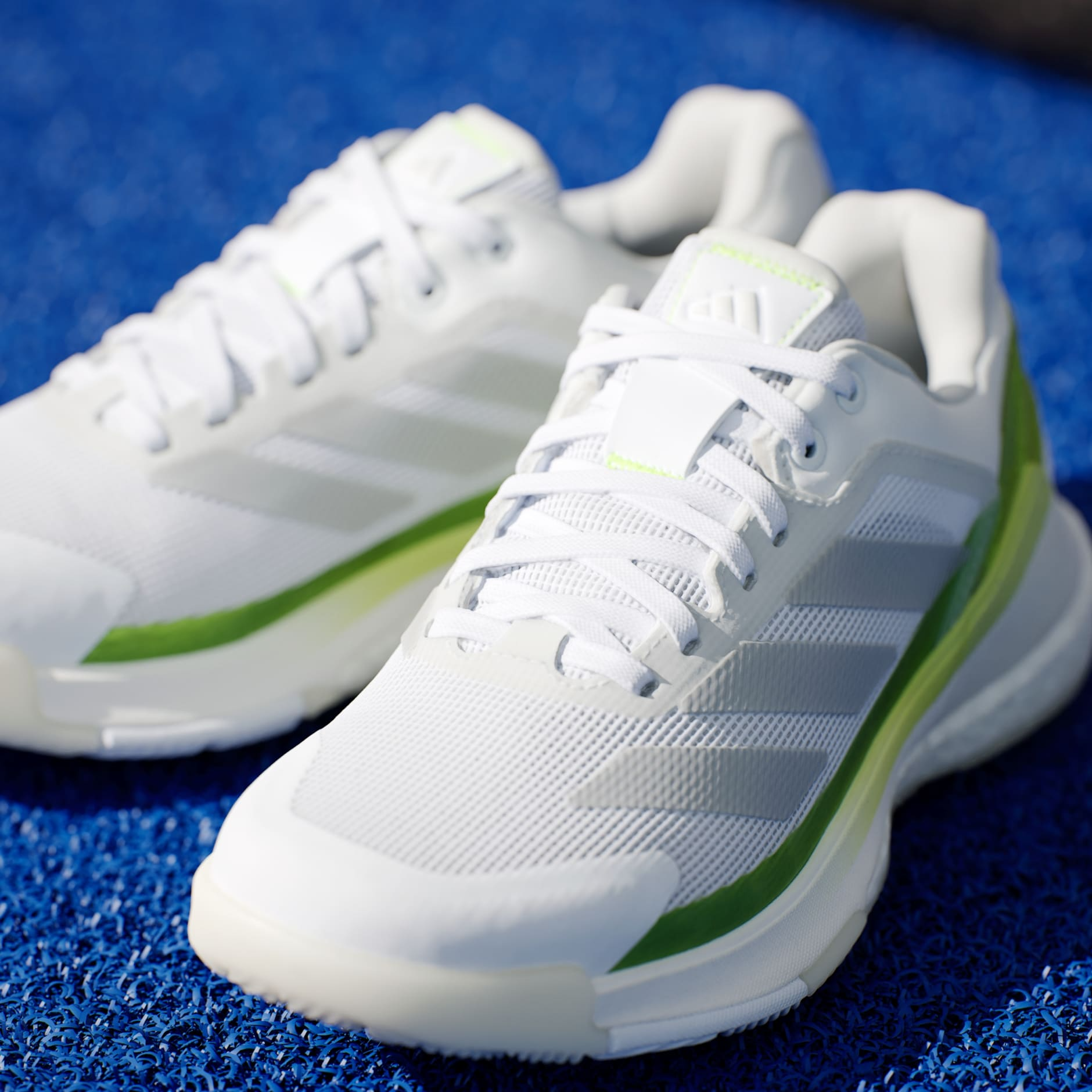 کفش پدل زنانه آدیداس - ADIDAS Crazyquick BOOST Padel - سفید/سبز کفش پدل زنانه آدیداس - ADIDAS Crazyquick BOOST Padel - سفید/سبز - Image 2
