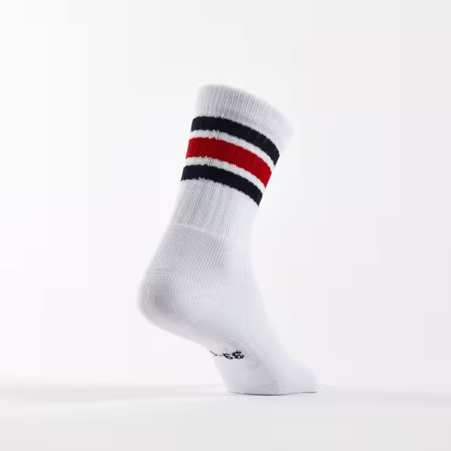 جوراب تنیس ساق بلند دکتلون DECATHLON RS 500 پک سه تایی - سفید جوراب تنیس ساق بلند دکتلون DECATHLON RS 500 پک سه تایی - سفید - Image 4