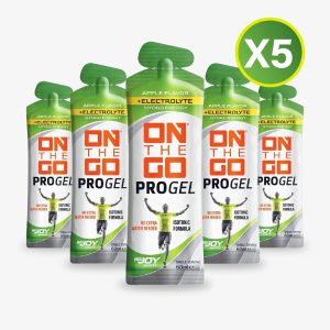 پرو ژل انرژی زا و معدنی PROGEL ON THE GO با طعم سیب-پک پنج عددی