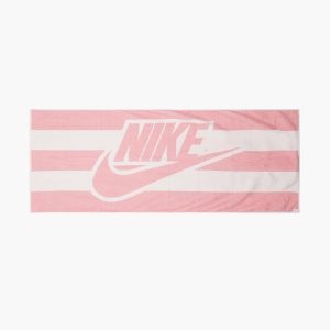 حوله نایک Nike Club Beach Towel 173X71cm - سفید/صورتی