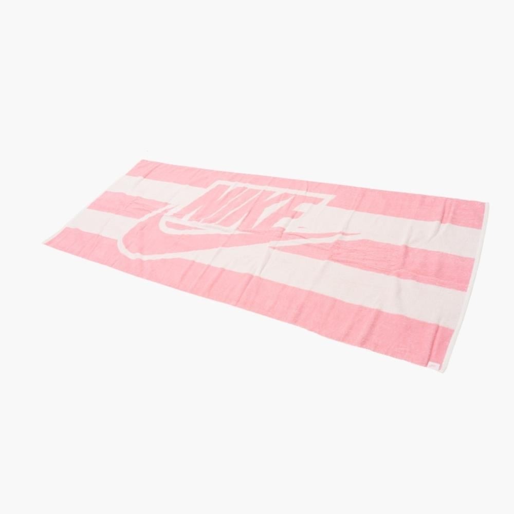 حوله نایک Nike Club Beach Towel 173X71cm - سفید/صورتی حوله نایک Nike Club Beach Towel 173X71cm - سفید/صورتی - Image 2