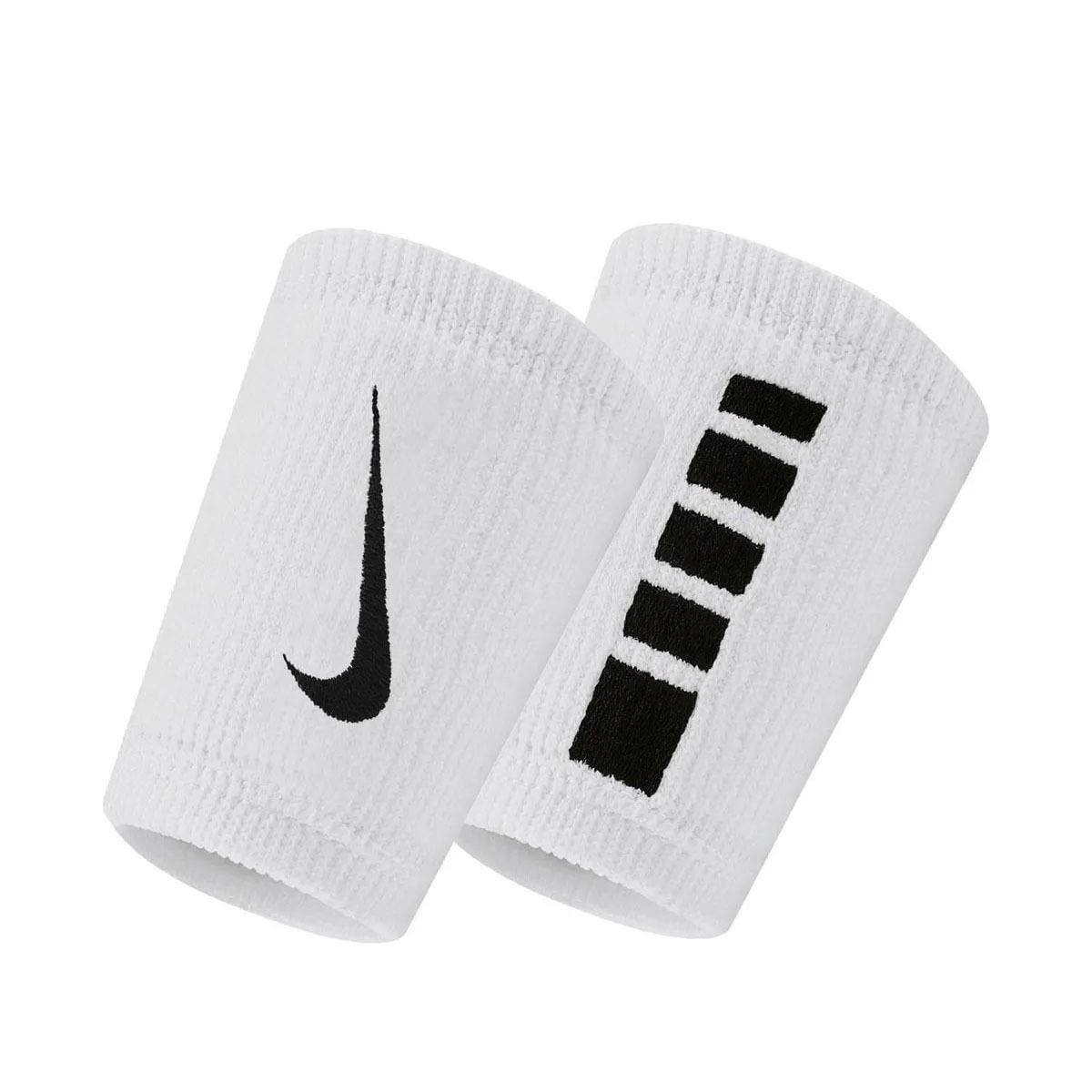 مچ بند تنیس نایک Nike Elite Doublewide پک دوتایی - سفید مچ بند تنیس نایک Nike Elite Doublewide پک دوتایی - سفید