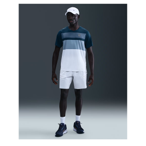 تی شرت تنیس مردانه نایک NikeCourt Advantage- سفید/آبی