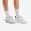 کفش تنیس زنانه دکتلون کویکما Decathlon Women's Tennis Shoes Unrupt Pro - سفید/بنفش - Image 4