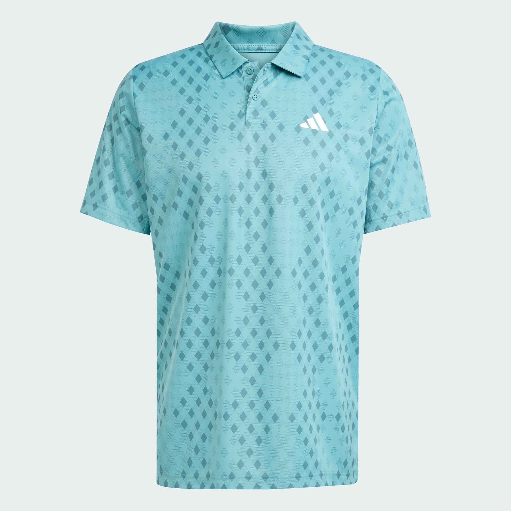 تی شرت تنیس مردانه آدیداس - Adidas Club Tennis Climacool Graphic Printed Polo Shirt - آبی تی شرت تنیس مردانه آدیداس - Adidas Club Tennis Climacool Graphic Printed Polo Shirt - آبی - Image 2