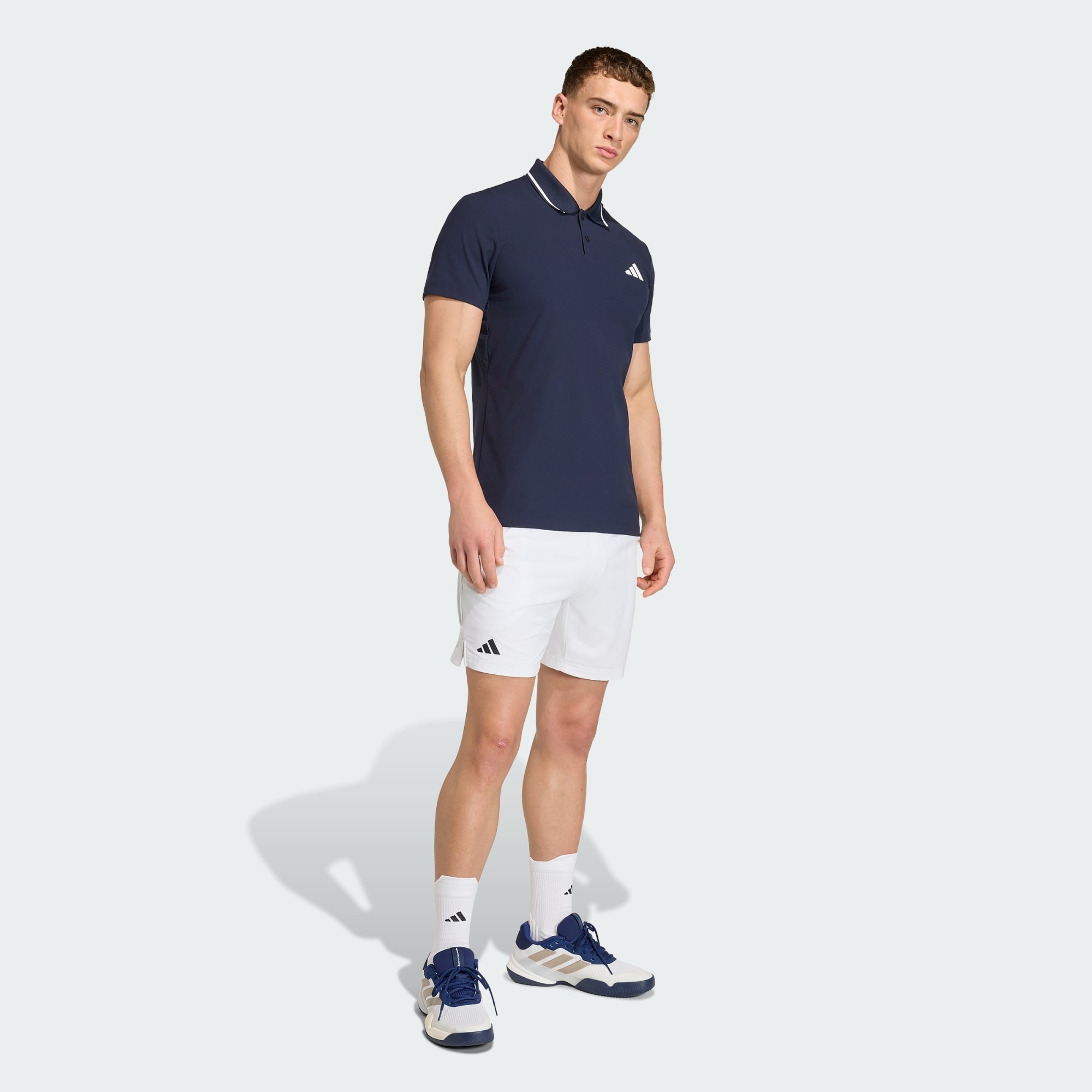 تی شرت تنیس مردانه آدیداس -Adidas Tennis Climacool Freelift Pro Polo Shirt - سرمه ای - Image 2
