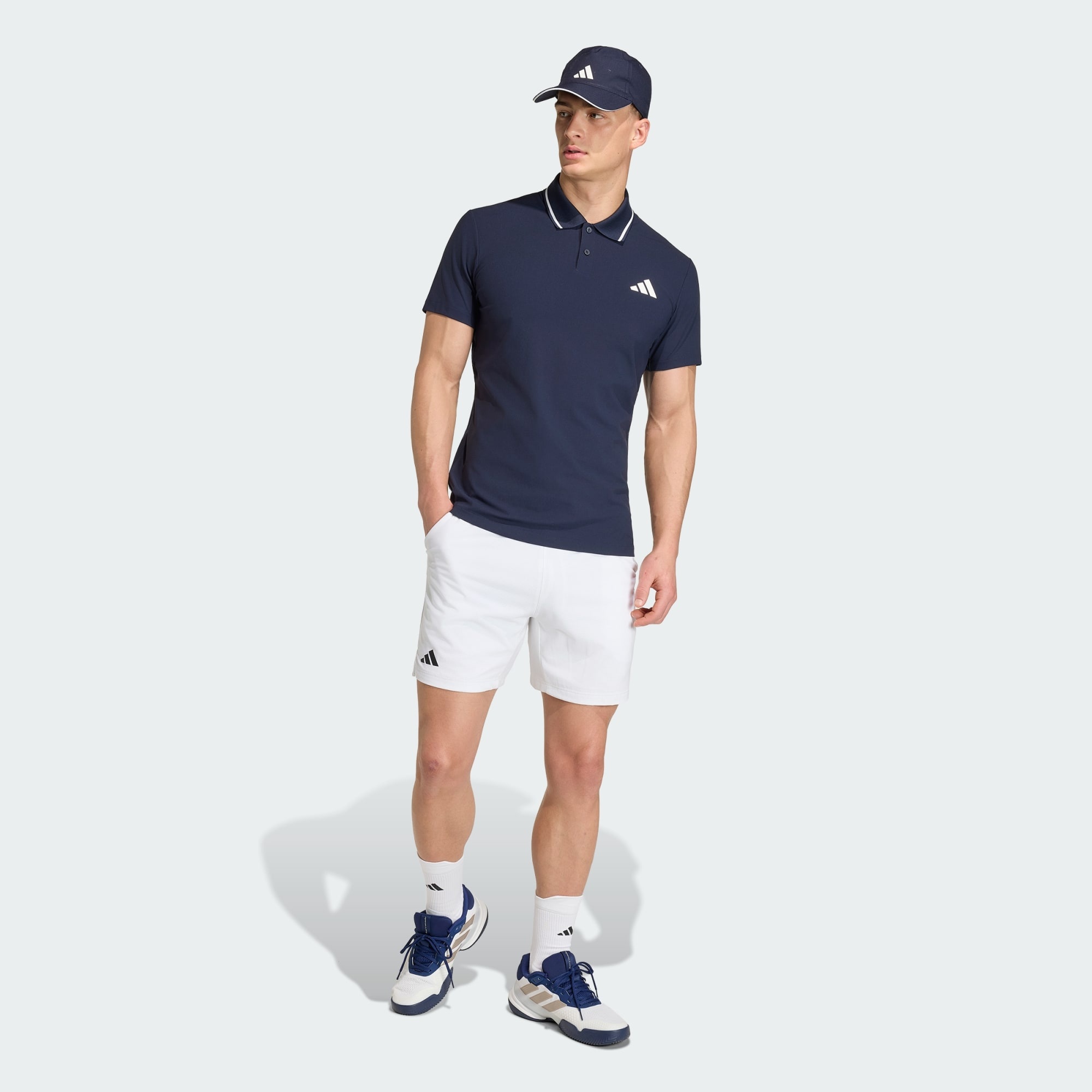 تی شرت تنیس مردانه آدیداس -Adidas Tennis Climacool Freelift Pro Polo Shirt - سرمه ای - Image 6