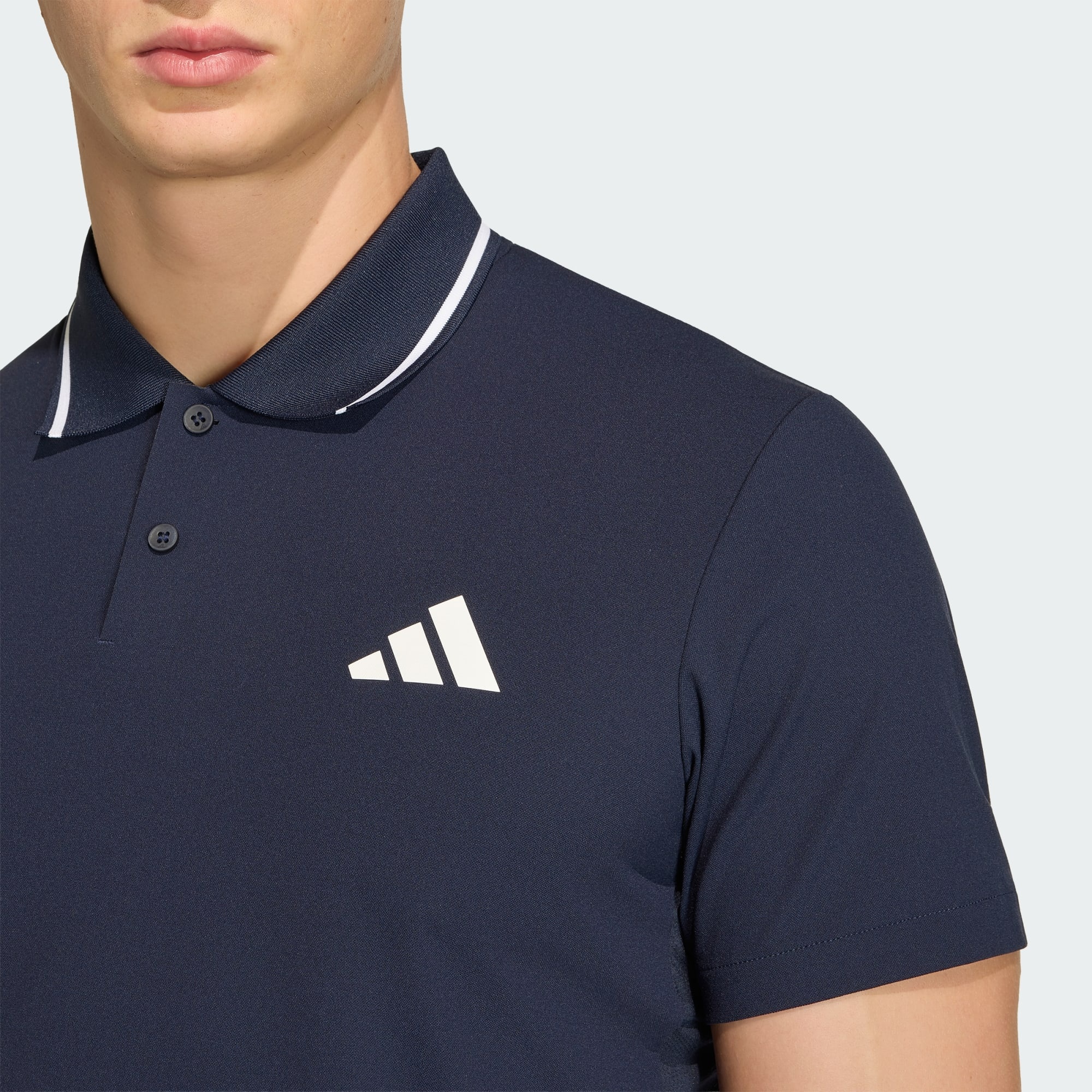 تی شرت تنیس مردانه آدیداس -Adidas Tennis Climacool Freelift Pro Polo Shirt - سرمه ای - Image 5