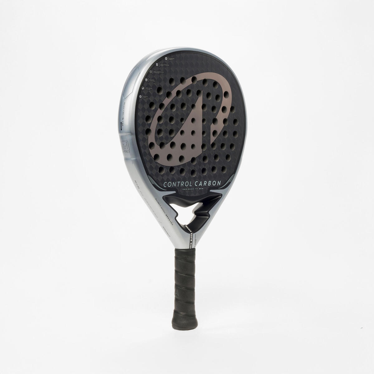 راکت پدل بزرگسال دکتلون Decathlon Adult Padel Kuikma Control Carbon – مشکی راکت پدل بزرگسال دکتلون Decathlon Adult Padel Kuikma Control Carbon – مشکی - Image 2