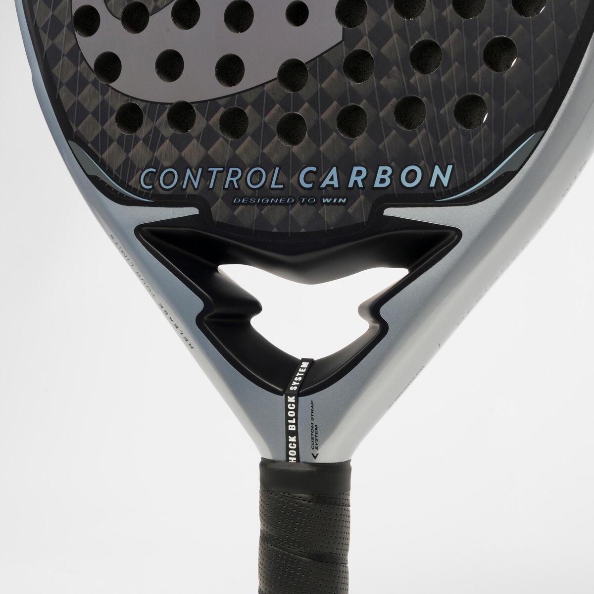 راکت پدل بزرگسال دکتلون Decathlon Adult Padel Kuikma Control Carbon – مشکی راکت پدل بزرگسال دکتلون Decathlon Adult Padel Kuikma Control Carbon – مشکی - Image 5