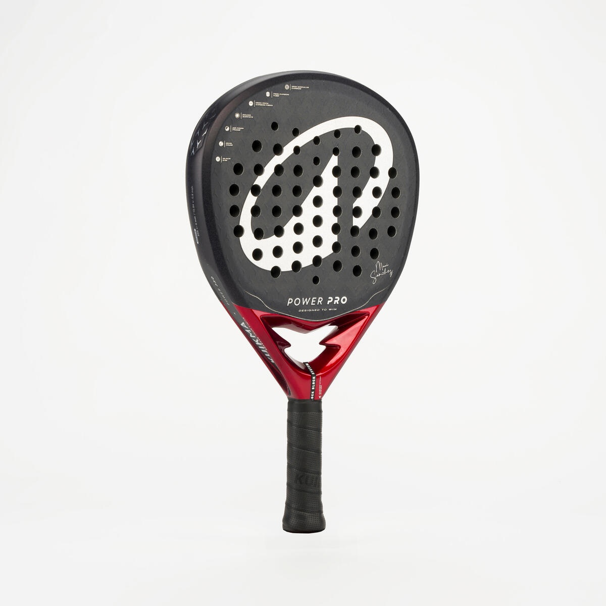 راکت پدل بزرگسال دکتلون Decathlon Adult Padel Racket Kuikma Power Pro – مشکی/قرمز راکت پدل بزرگسال دکتلون Decathlon Adult Padel Racket Kuikma Power Pro – مشکی/قرمز - Image 3