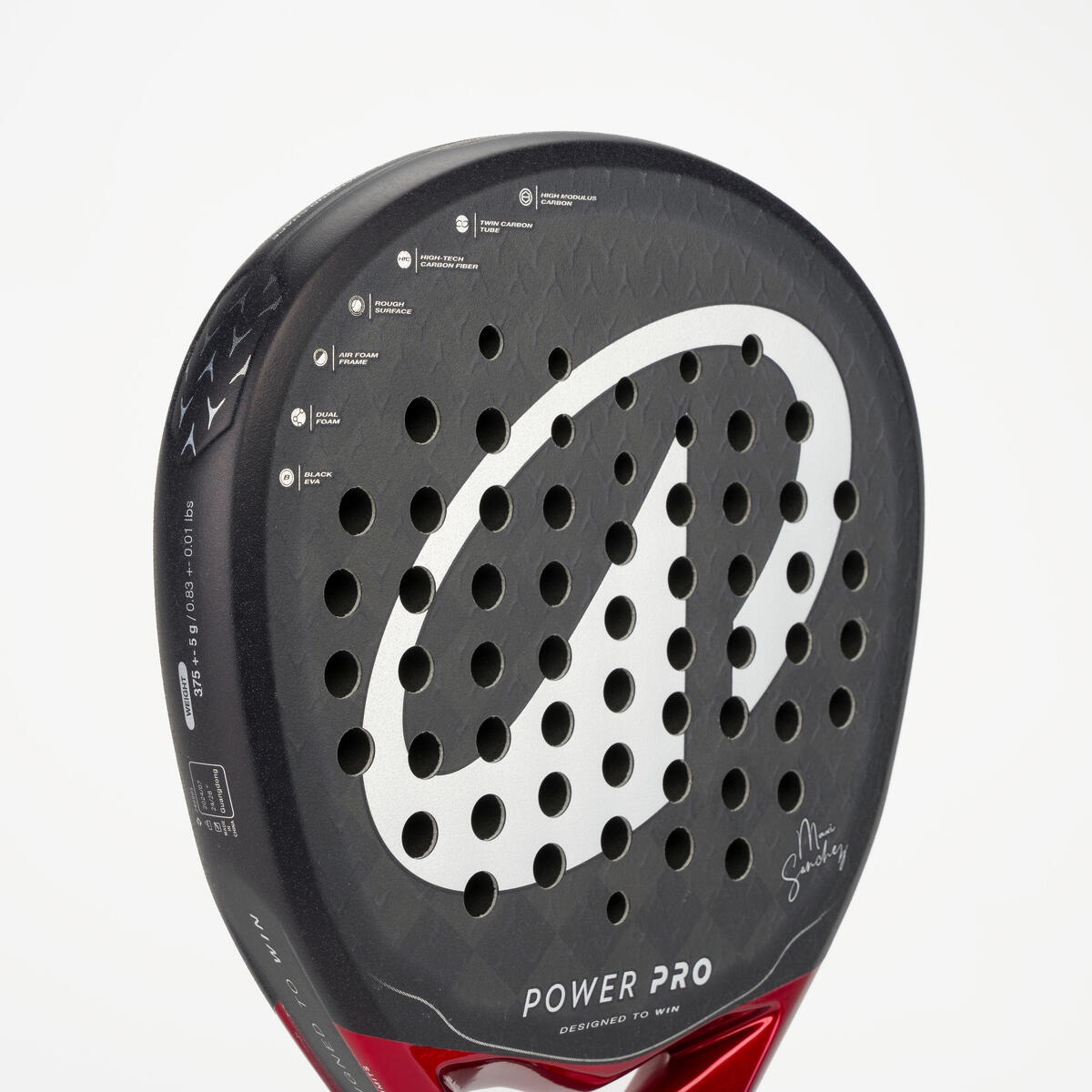 راکت پدل بزرگسال دکتلون Decathlon Adult Padel Racket Kuikma Power Pro – مشکی/قرمز راکت پدل بزرگسال دکتلون Decathlon Adult Padel Racket Kuikma Power Pro – مشکی/قرمز - Image 13