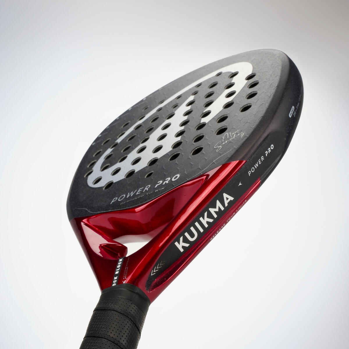 راکت پدل بزرگسال دکتلون Decathlon Adult Padel Racket Kuikma Power Pro – مشکی/قرمز راکت پدل بزرگسال دکتلون Decathlon Adult Padel Racket Kuikma Power Pro – مشکی/قرمز - Image 4