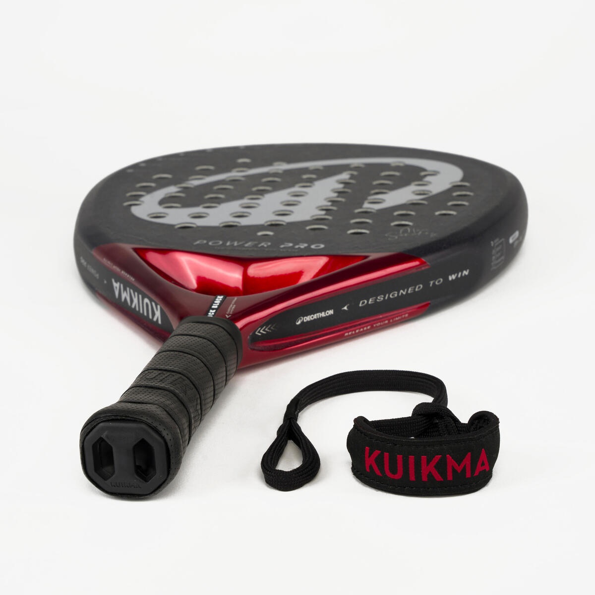 راکت پدل بزرگسال دکتلون Decathlon Adult Padel Racket Kuikma Power Pro – مشکی/قرمز راکت پدل بزرگسال دکتلون Decathlon Adult Padel Racket Kuikma Power Pro – مشکی/قرمز - Image 9