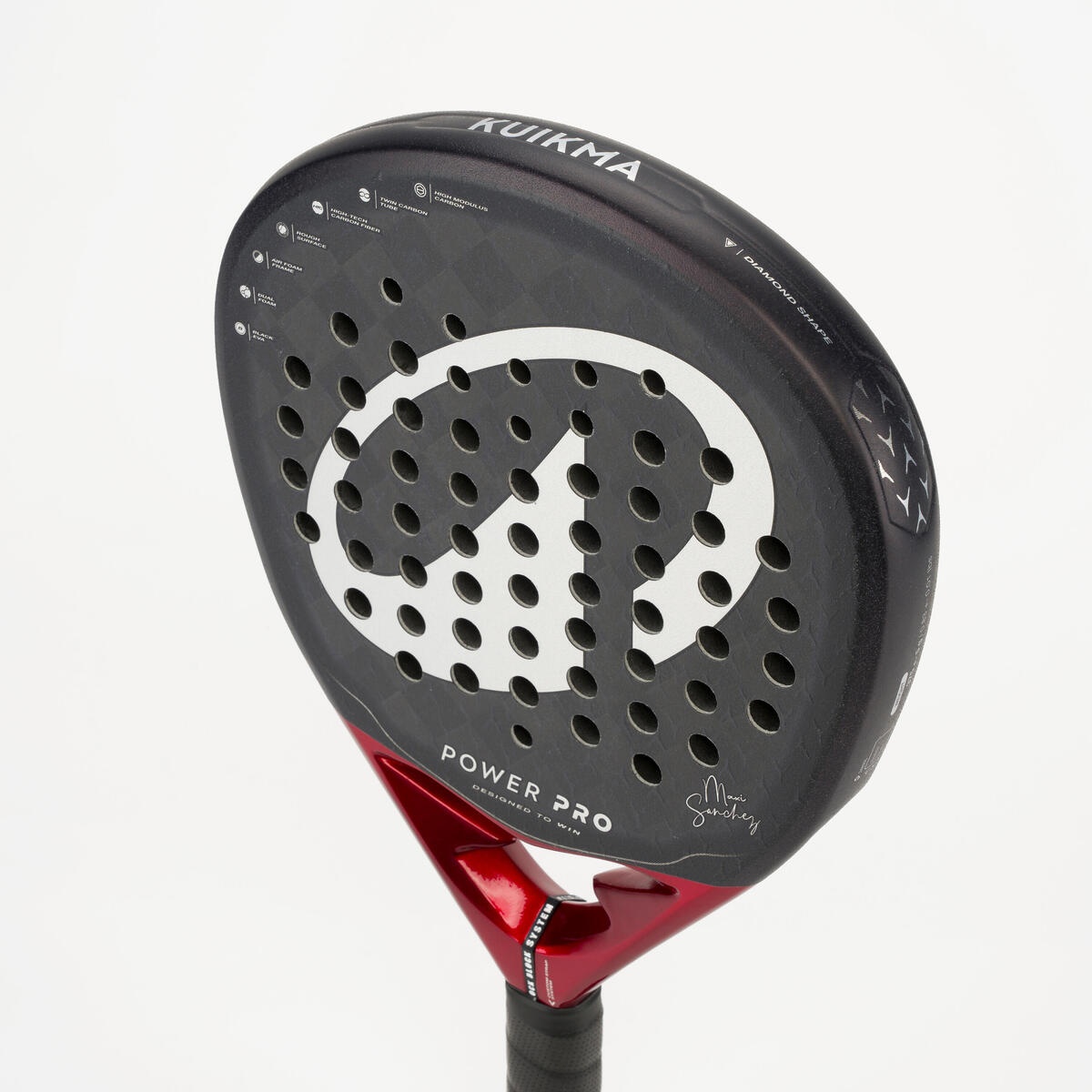 راکت پدل بزرگسال دکتلون Decathlon Adult Padel Racket Kuikma Power Pro – مشکی/قرمز راکت پدل بزرگسال دکتلون Decathlon Adult Padel Racket Kuikma Power Pro – مشکی/قرمز - Image 10