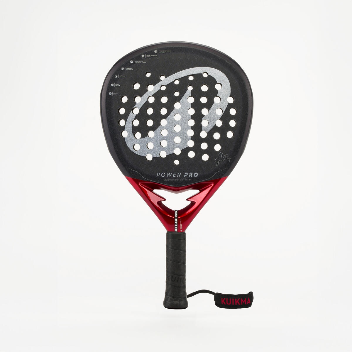 راکت پدل بزرگسال دکتلون Decathlon Adult Padel Racket Kuikma Power Pro – مشکی/قرمز راکت پدل بزرگسال دکتلون Decathlon Adult Padel Racket Kuikma Power Pro – مشکی/قرمز