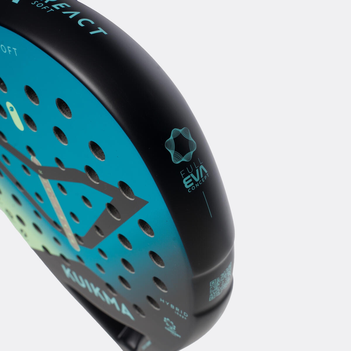 راکت پدل بزرگسال دکتلون Decathlon Adult Padel Racket PR REACT SOFT – مشکی/فیروزه ای راکت پدل بزرگسال دکتلون Decathlon Adult Padel Racket PR REACT SOFT – مشکی/فیروزه ای - Image 9