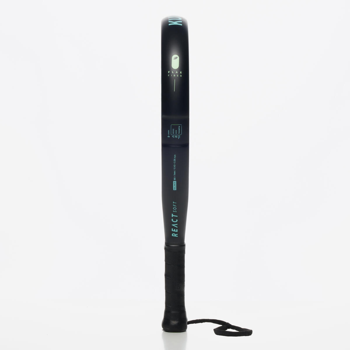 راکت پدل بزرگسال دکتلون Decathlon Adult Padel Racket PR REACT SOFT – مشکی/فیروزه ای راکت پدل بزرگسال دکتلون Decathlon Adult Padel Racket PR REACT SOFT – مشکی/فیروزه ای - Image 5