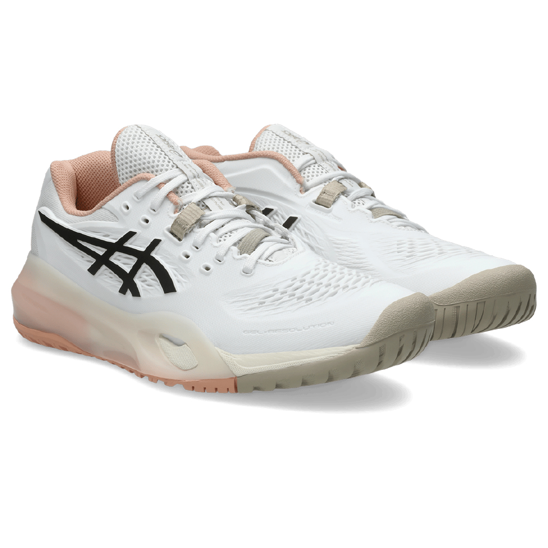 کفش تنیس زنانه اسیکس - Asics GEL-RESOLUTION X- سفید/کرم کفش تنیس زنانه اسیکس - Asics GEL-RESOLUTION X- سفید/کرم - Image 6