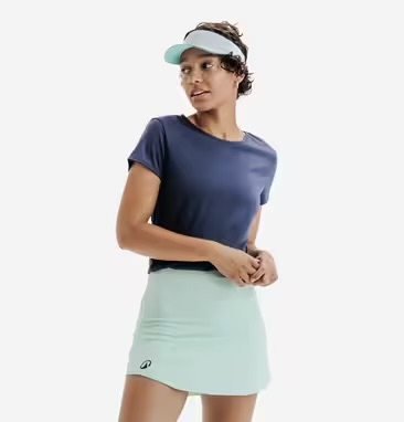 دامن تنیس زنانه دکتلون DECATHLON TSK Essential - سبز دامن تنیس زنانه دکتلون DECATHLON TSK Essential - سبز - Image 2
