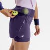 شلوارک تنیس زنانه دکتلون DECATHLON TSH Light Hip Ball - بنفش - Image 2