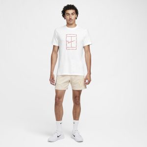 تی شرت تنیس مردانه نایک Nike Court - سفید